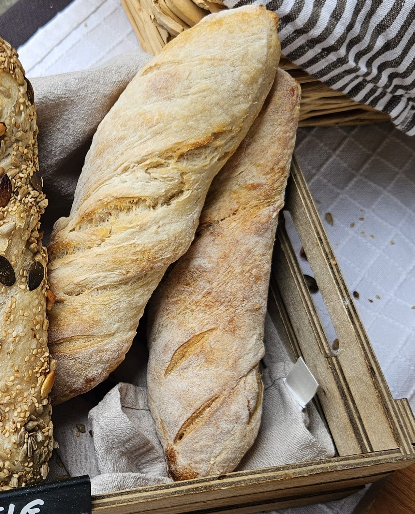 Sauerteig Weizenbaguette